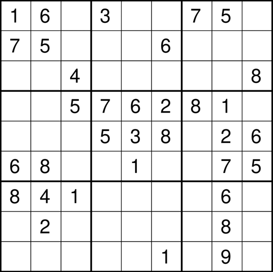 Sudoku-pussel